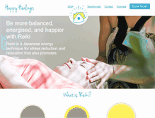 Tablet Screenshot of happy-healings.com